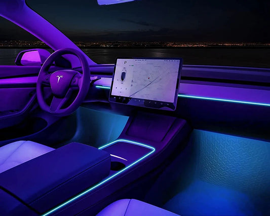 Tesla Model 3 and Y Interior Ambient Lights